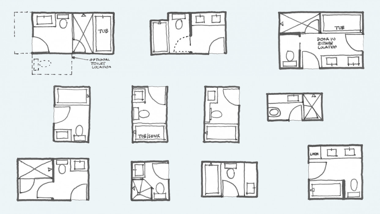 Small Bathroom Floor Plans Free Flooring Ideas