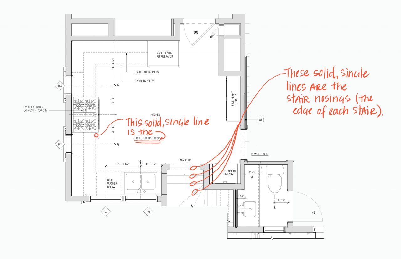 What Different Line Types in Architecture & Design Drawings Mean